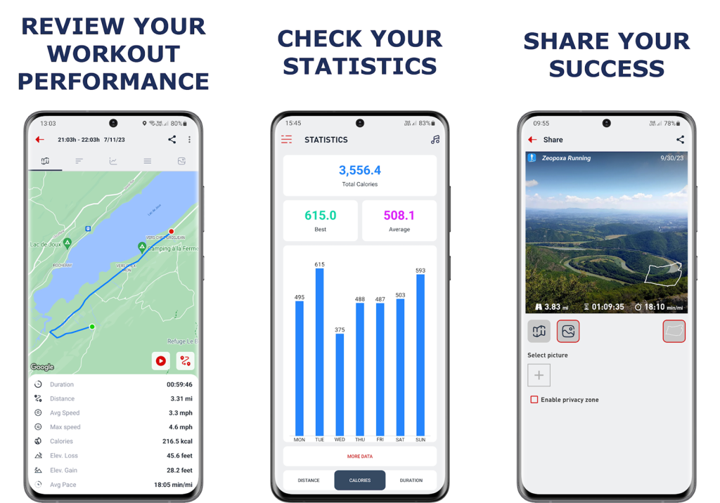 اپلیکیشن Zeopoxa Running & Jogging