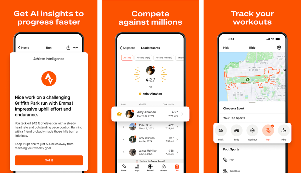 Strava: اپلیکیشن همهکاره برای ورزشکاران