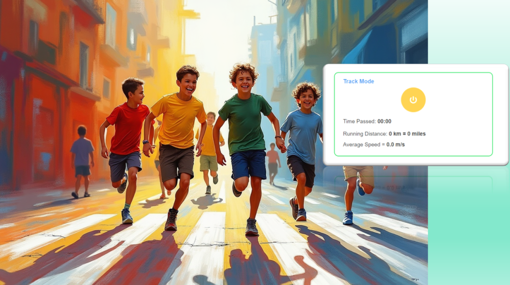 ابزار سنجش میزان دوندگی روزانه در سایت onlinecompass.net